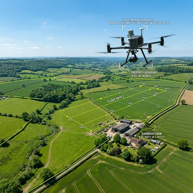 Tecnologia de mapeamento com drone