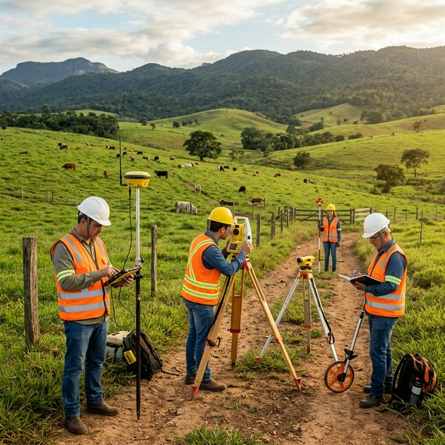 Equipe Canaã Geotecnologia em campo